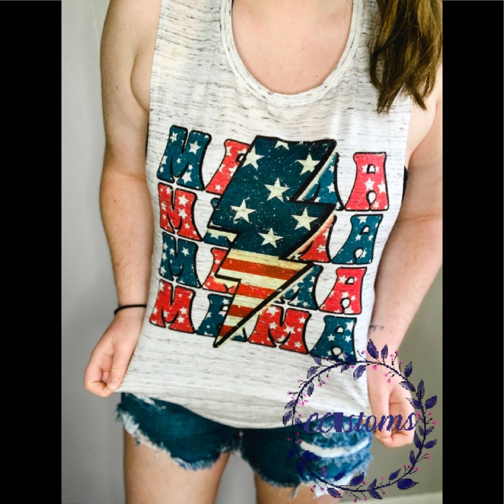 ⚡️Mama Americana Tee⚡️